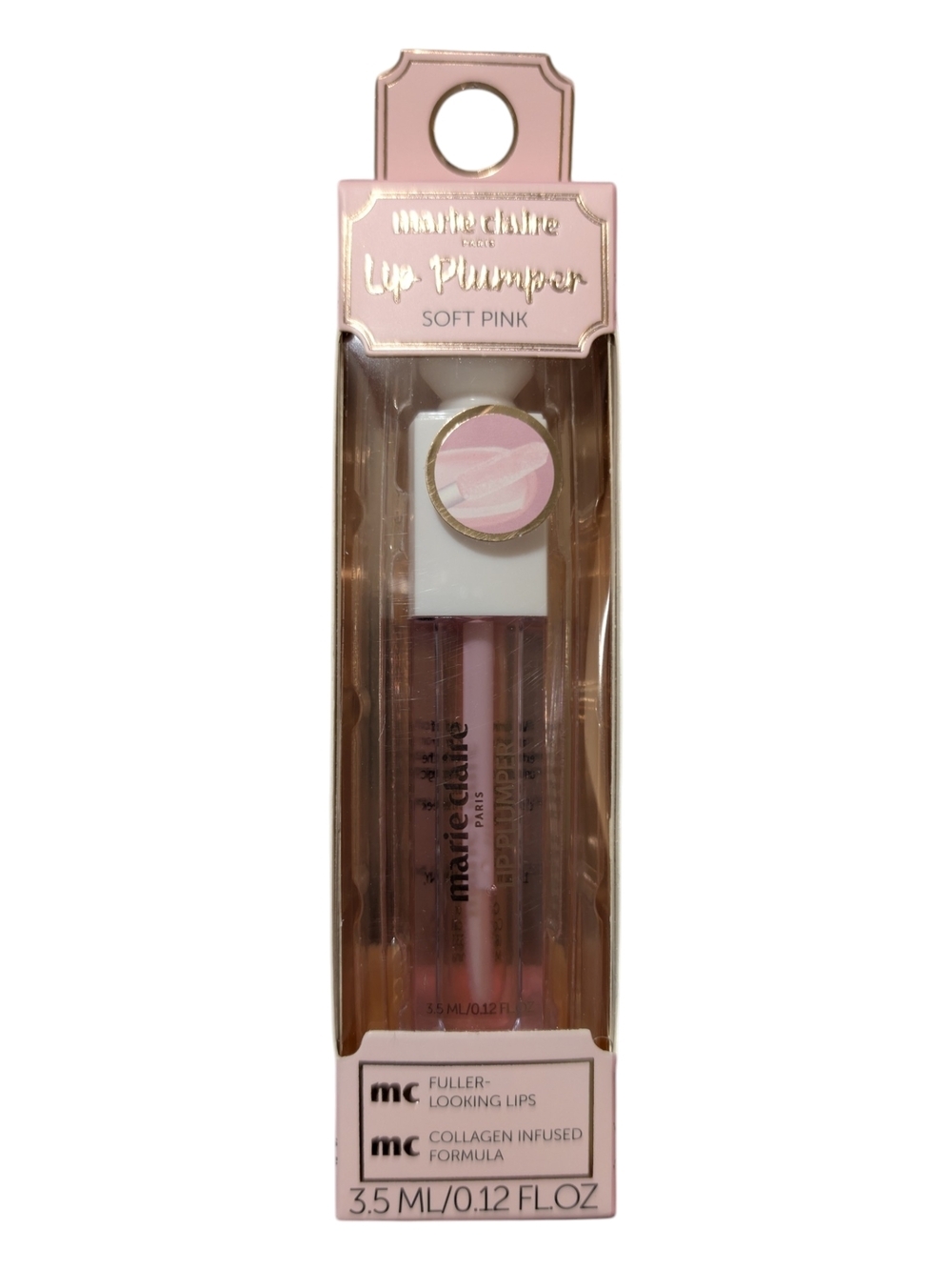 MARIE CLAIRE “Paris” Collagen Infused Lip Plumper (Soft Pink) NIB